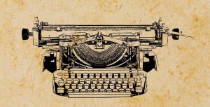 14375224 - old paper with typewriter pattern vintage background