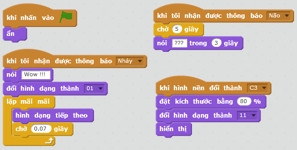 Làm phim hoạt hình với scratch  em yêu tin học