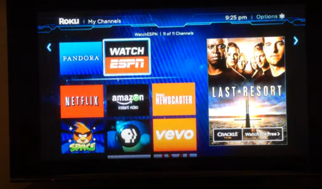 Why can't I watch ESPN on my Roku? 