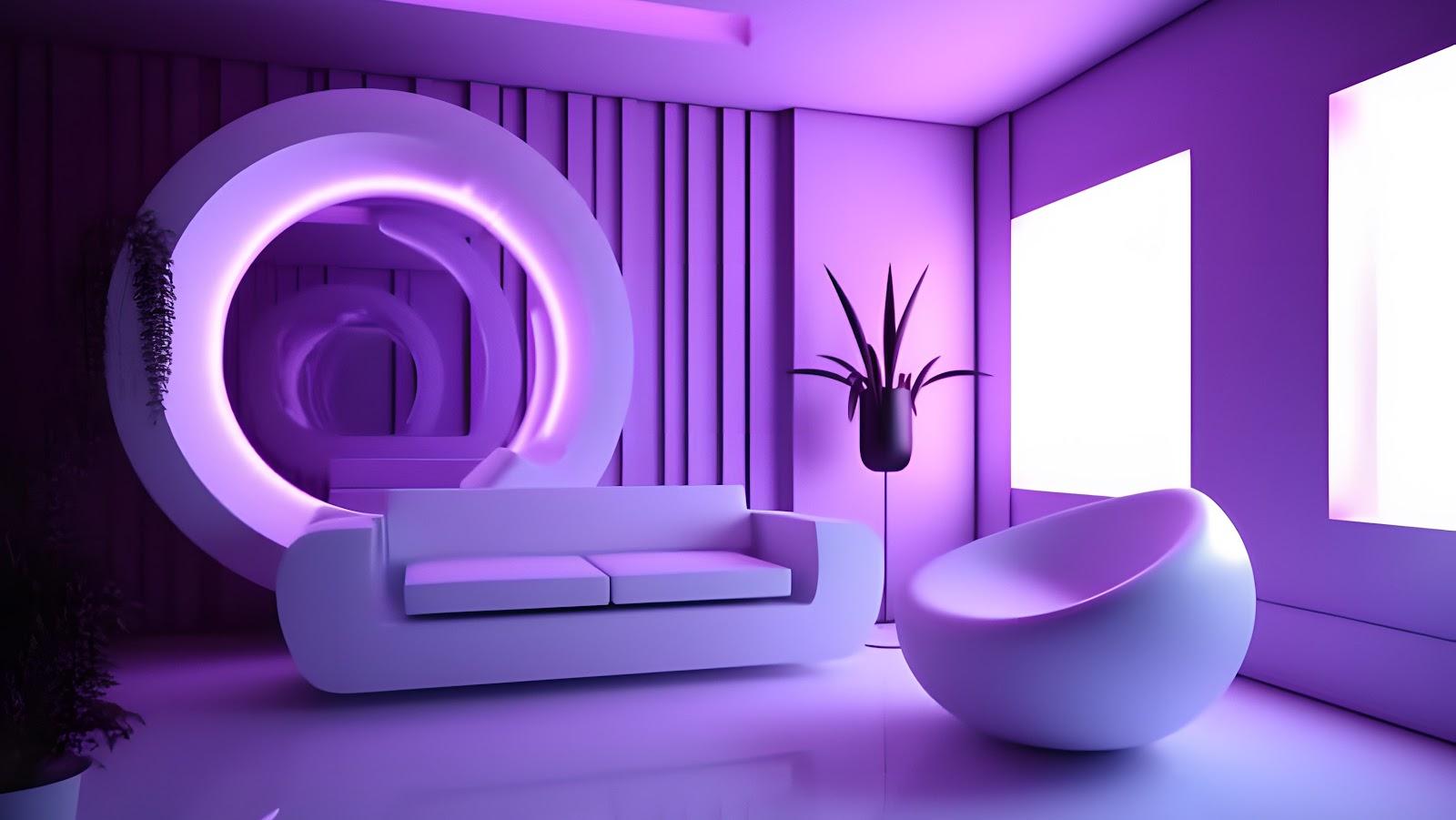 Digital Lavender intérieure
