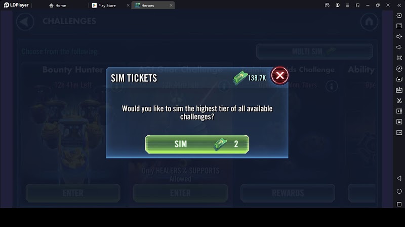 Use Sim Tickets