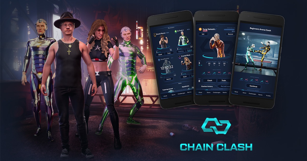 free-to-play collectible and battle game chain clash fighting NFT EOS Blockchain game Chain clash Wombat
