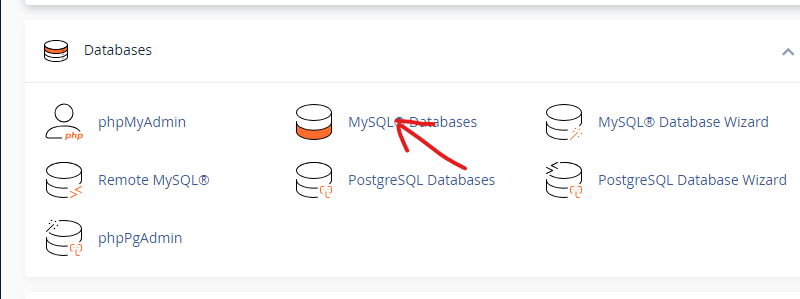 How to create a database on your cPanel