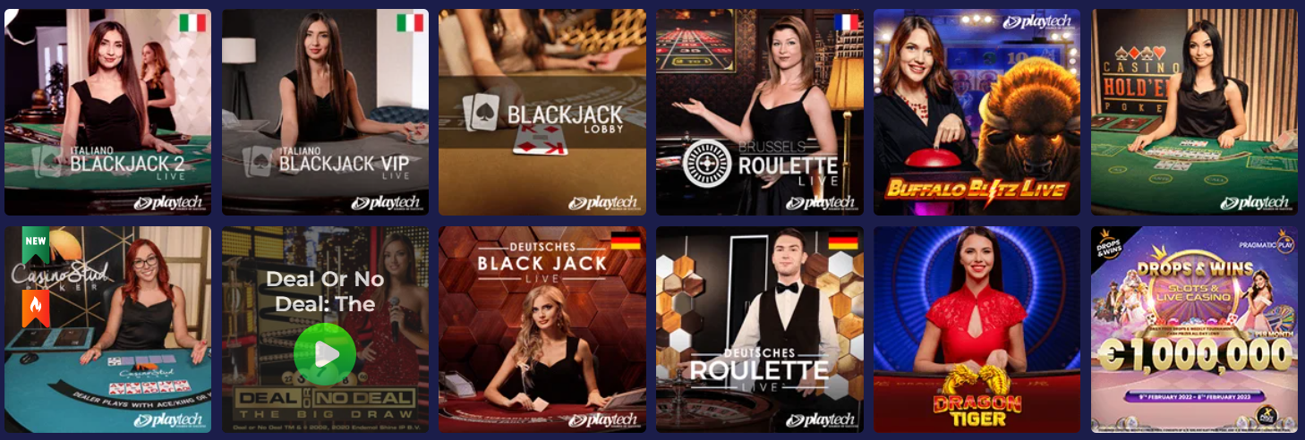 Casino en direct ZotaBet