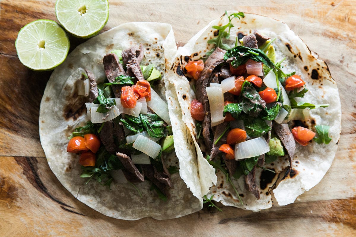 The Ten-Minute Steak Taco for Two | Quick and Easy Dinner Recipe | Jessica Brigham | Magazine Ready for Life | www.jessicabrigham.com