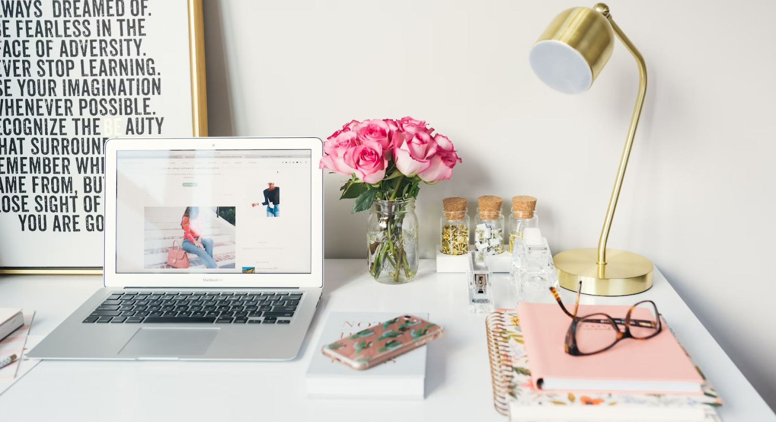 graphic designer home workspace