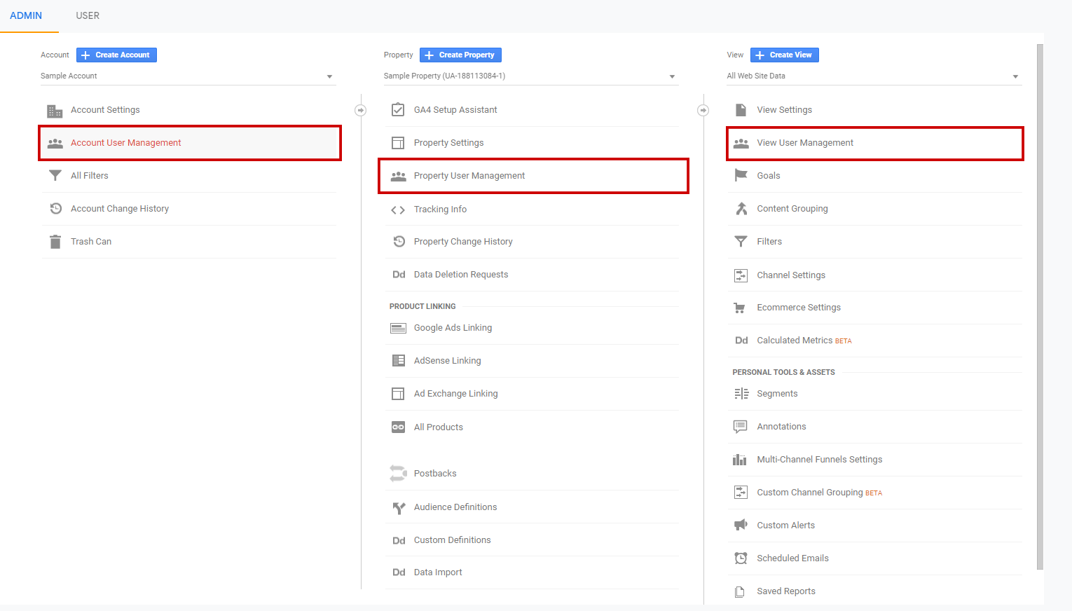 Adding a User to Your Google Analytics Account