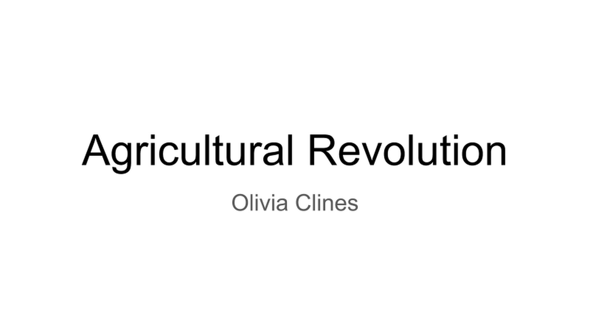 Agricultural Revolution Memes