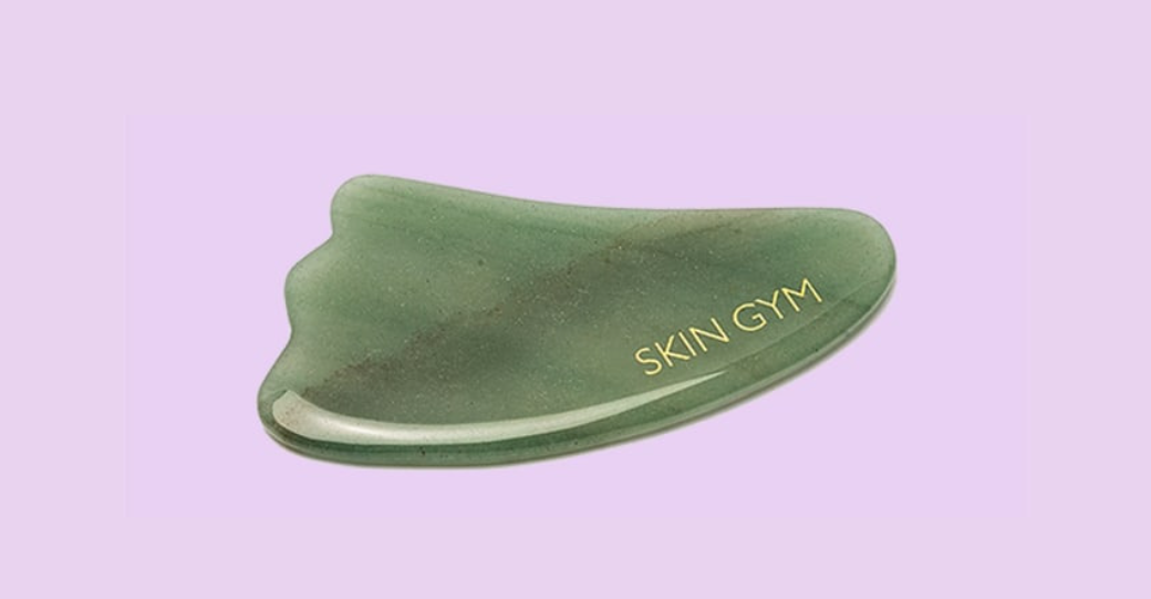 Skin Gym Jade Gua Sha Crystal Beauty Tool