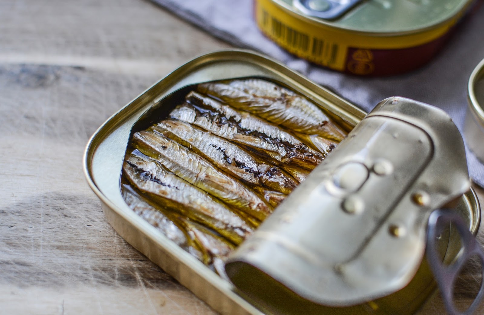Sardines in a tin can featuring food source of fertility supplement