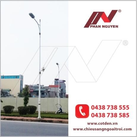 Cột đèn cao áp 9m bát giác rời cần BG9-78 lắp Cần đèn đơn PN03-D