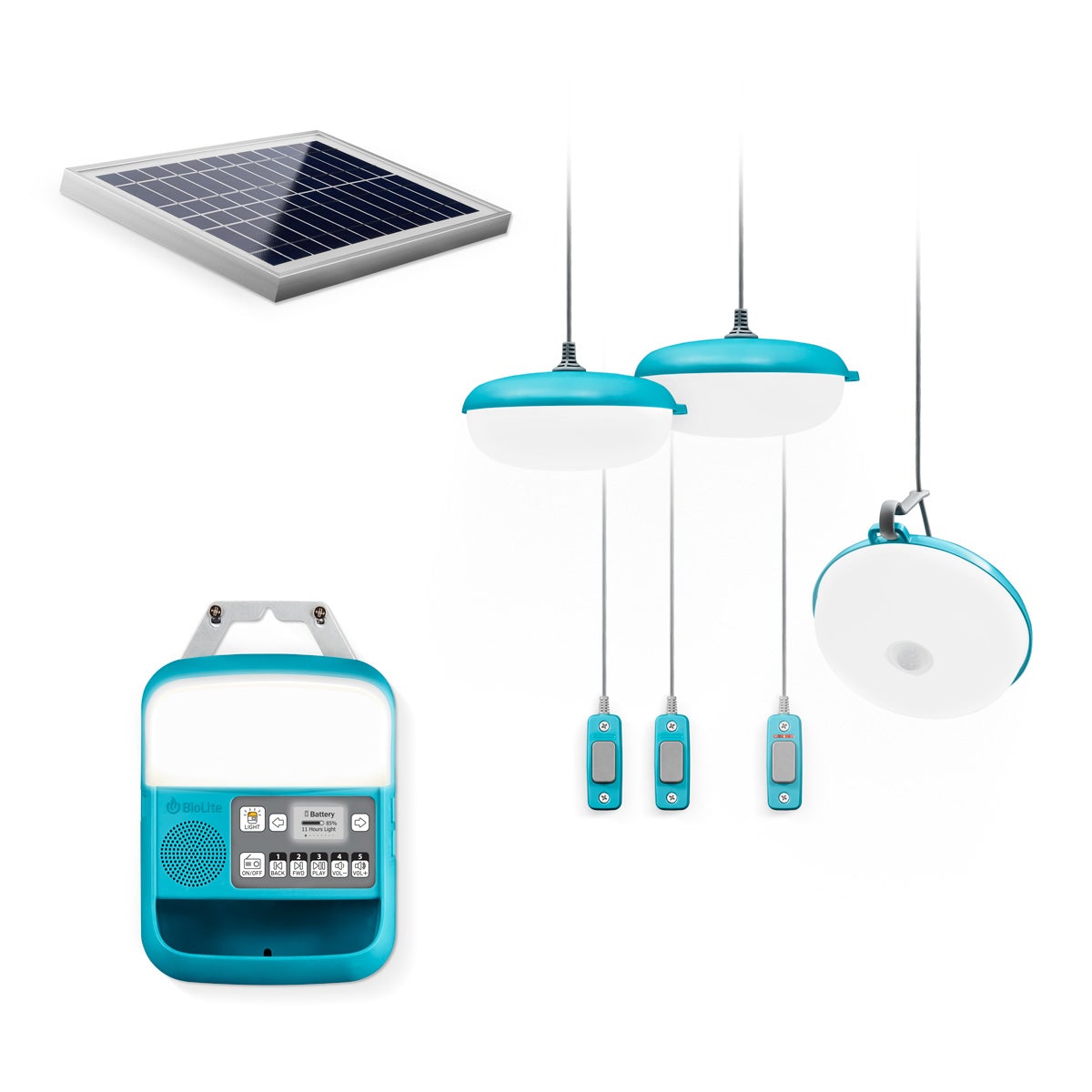 BioLite SolarHome 620+ | Solar-Powered Light, Charging & Radio