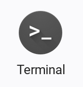 Icône de terminal