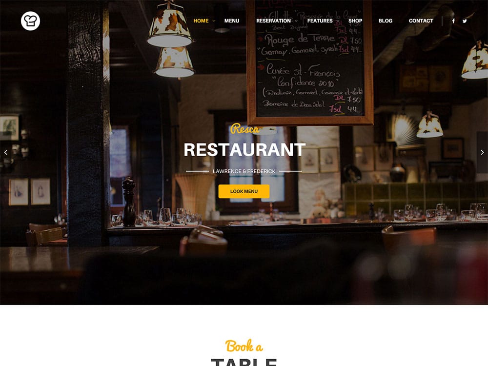 resca-wordpress-restaurante-tema