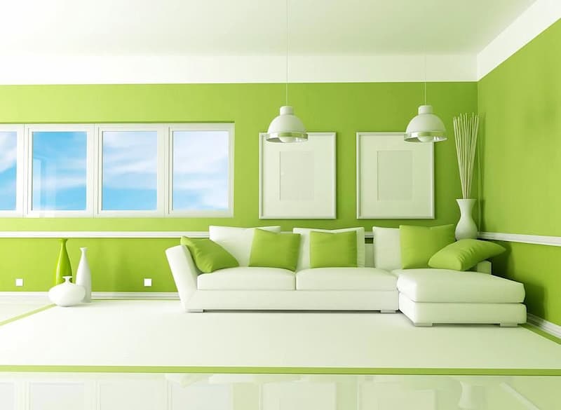15 Desain Ruangan Kombinasi Warna Hijau Fresh Dan Aesthetic
