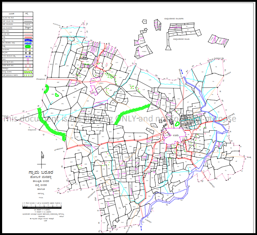 Village Map With Survey Numbers Karnataka Bhu Naksha Karnataka: View Land Maps Online In Karnataka @ Landrecords. Karnataka.gov.in