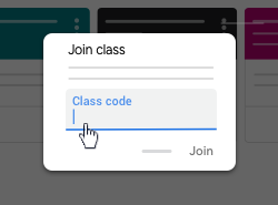 Enter class code Enter class code