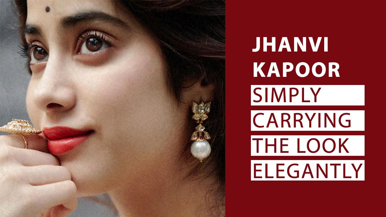 jhanvi kapoor earring