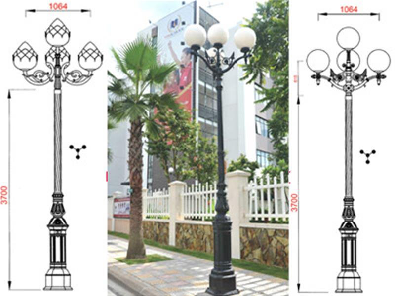 Cột đèn trang trí sân vườn của Phan Nguyễn