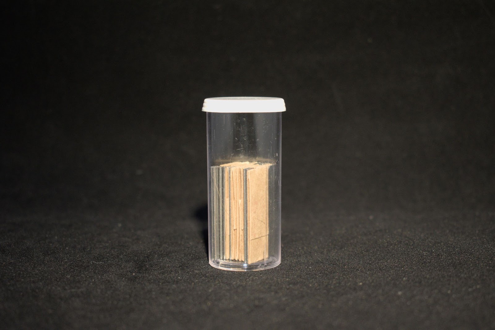 Razor Blades in a 12 Dram Vial