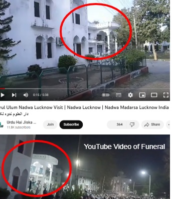 Newschecker found that the viral video does not show the funeral of Atiq Ahmed's son Asad, but of Maulana Rabe Hasni Nadvi.
