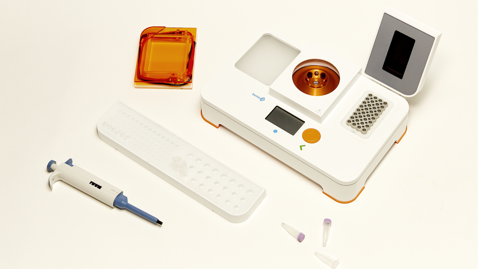 Bento Lab is a DNA lab that you can take anywhere. Get hands-on with genetics straight away.
