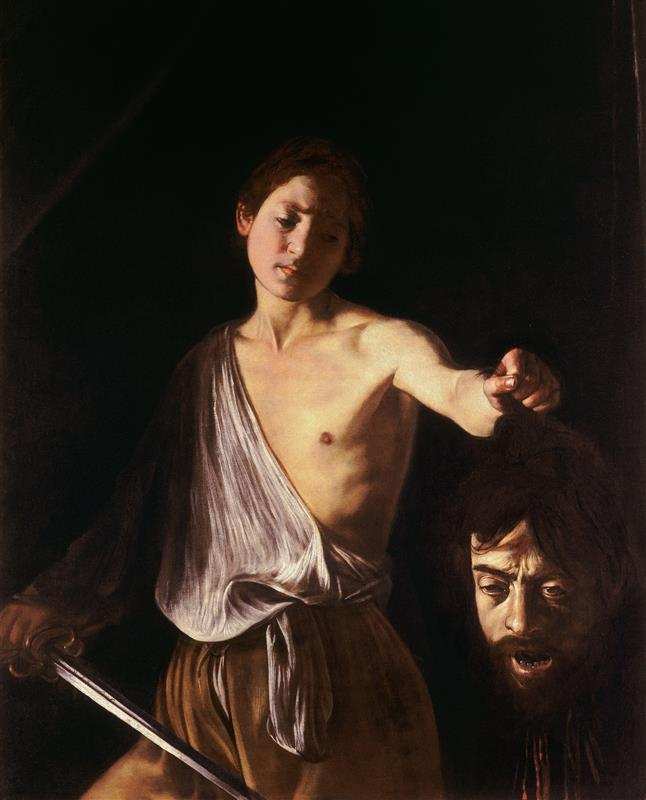 David with the Head of Goliath, Caravaggio, 1610