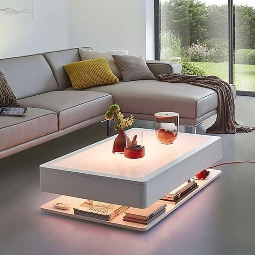 Mẹo và đồ nội thất gia dụng trong phòng khách tối giản