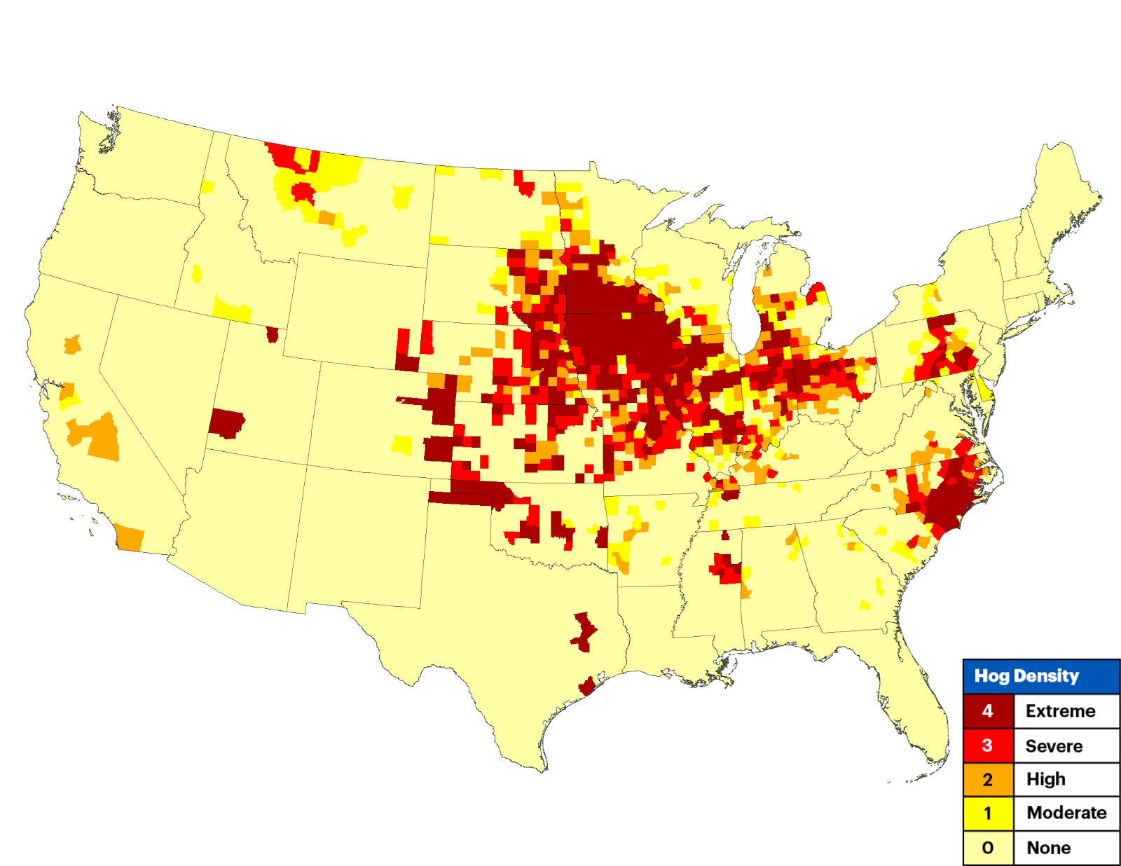 Klimaanlæg pessimist Hummingbird Top Pork Producing States: Who Is the Largest Pork Producer in the U.S.?
