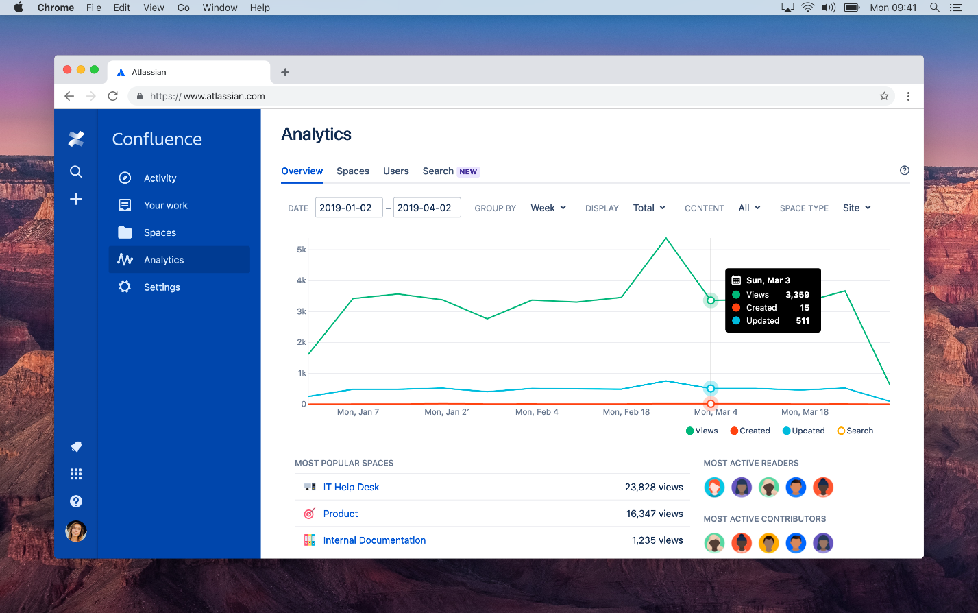 Atlassian confluence is a research repository tool