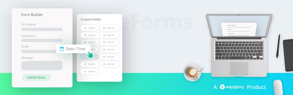 Plugin de formulário de contato do weForms para WordPress