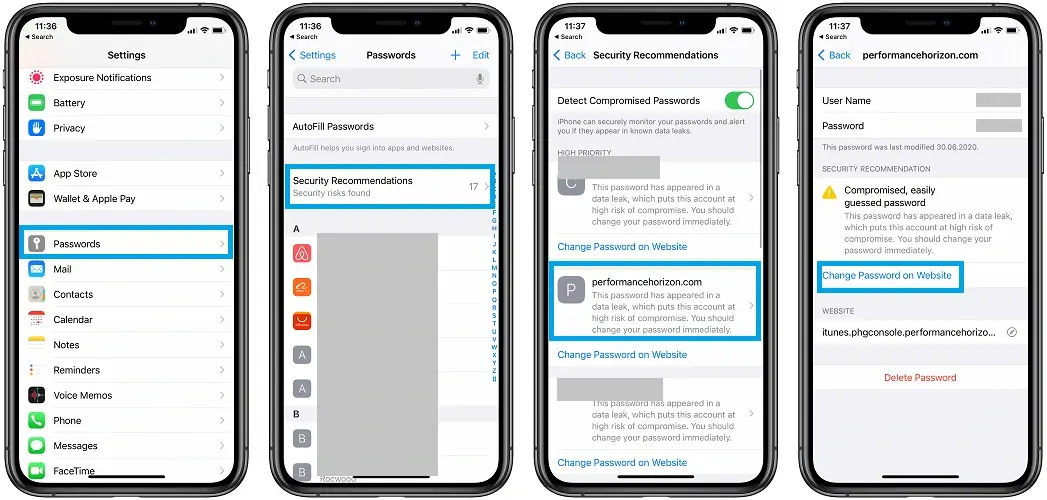Ways to Avoid Compromised iPhone Passwords