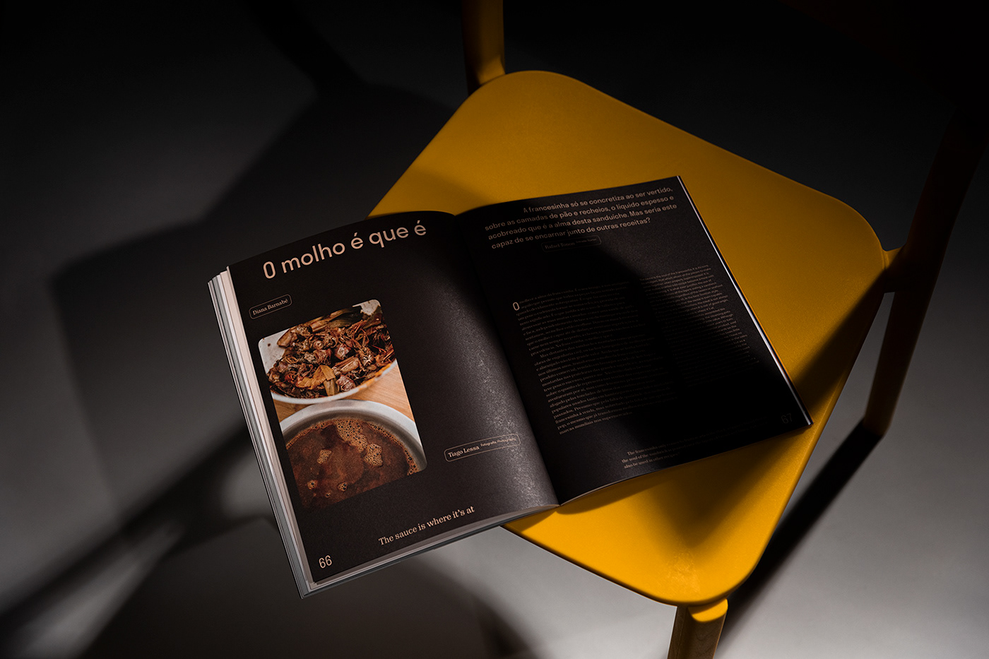 editorial editorial design  farta Food  Food Magazine gastronomia magazine Photography  print design  revista