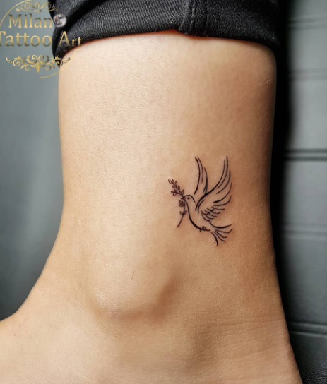 Mini Dove Tattoo design 