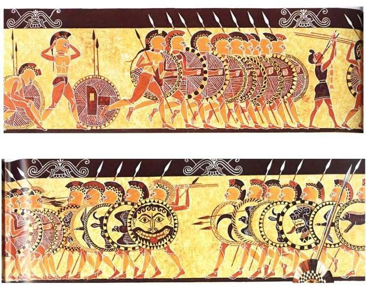 “Unrolled” reconstructed image from the Chigi Vase | Author: User “Phokion” | Source: Wikimedia | Commons License: CC BY-SA 4.0