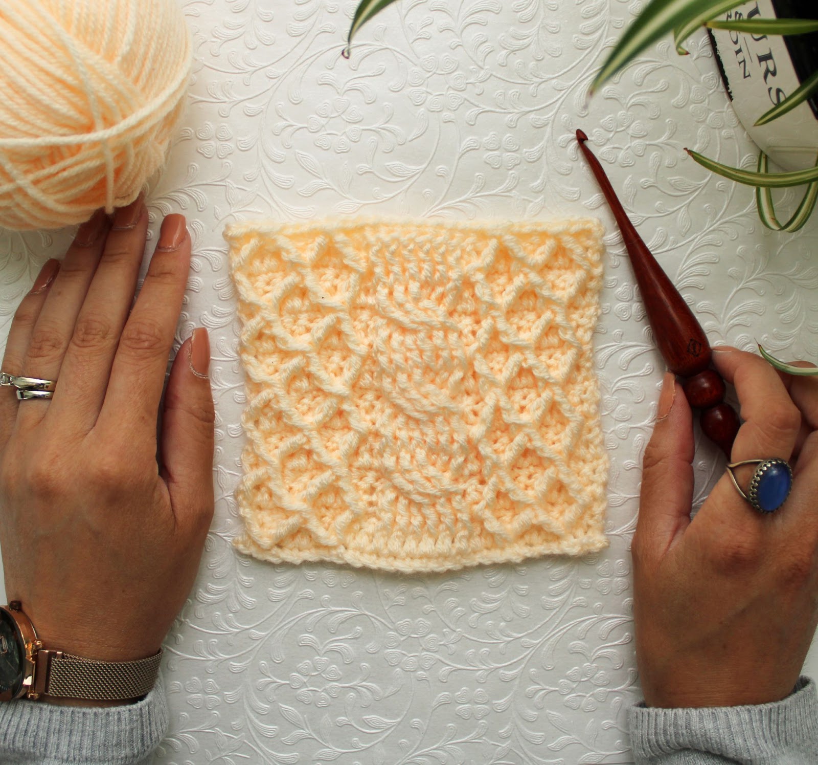Alice Cabled Vest - free crochet pattern - CoCo Crochet Lee - Lion Brand Yarn 