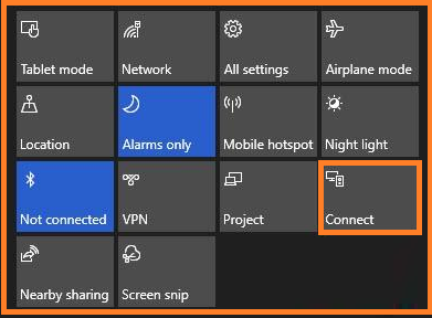 Fix Bluetooth Issues on Windows 10 via action center.