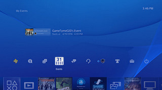 PS4 System Software 3.50 - User Scheduled Event