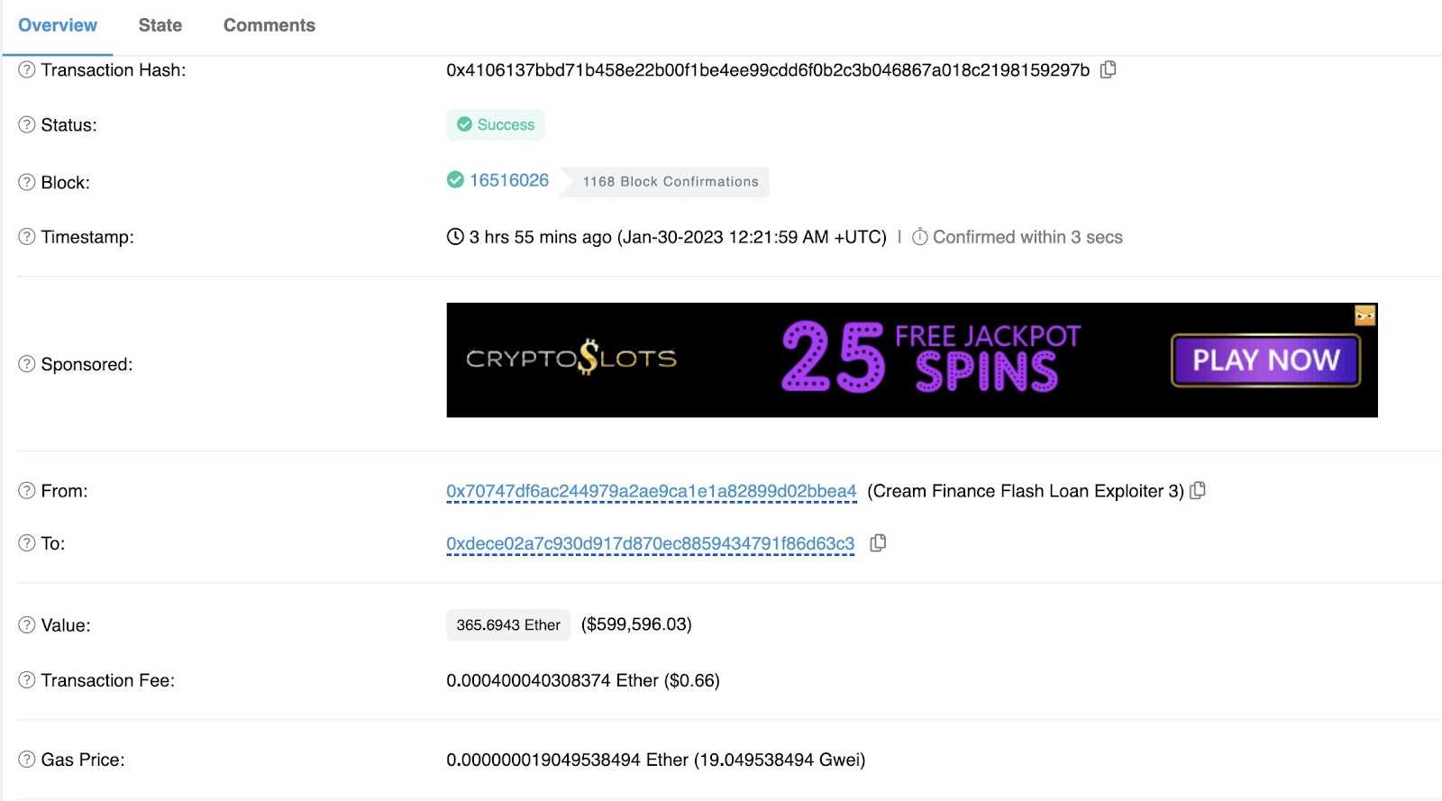 Cream Finance exploiter moves funds from 2021 hack again - 1