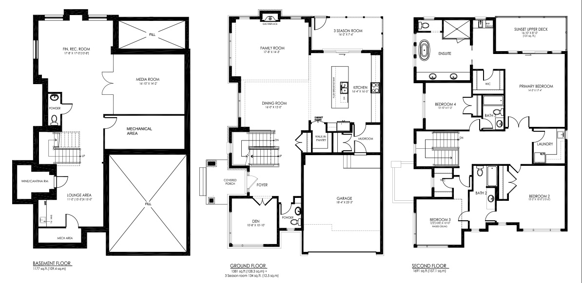 CHEO Dream Home Floorplans