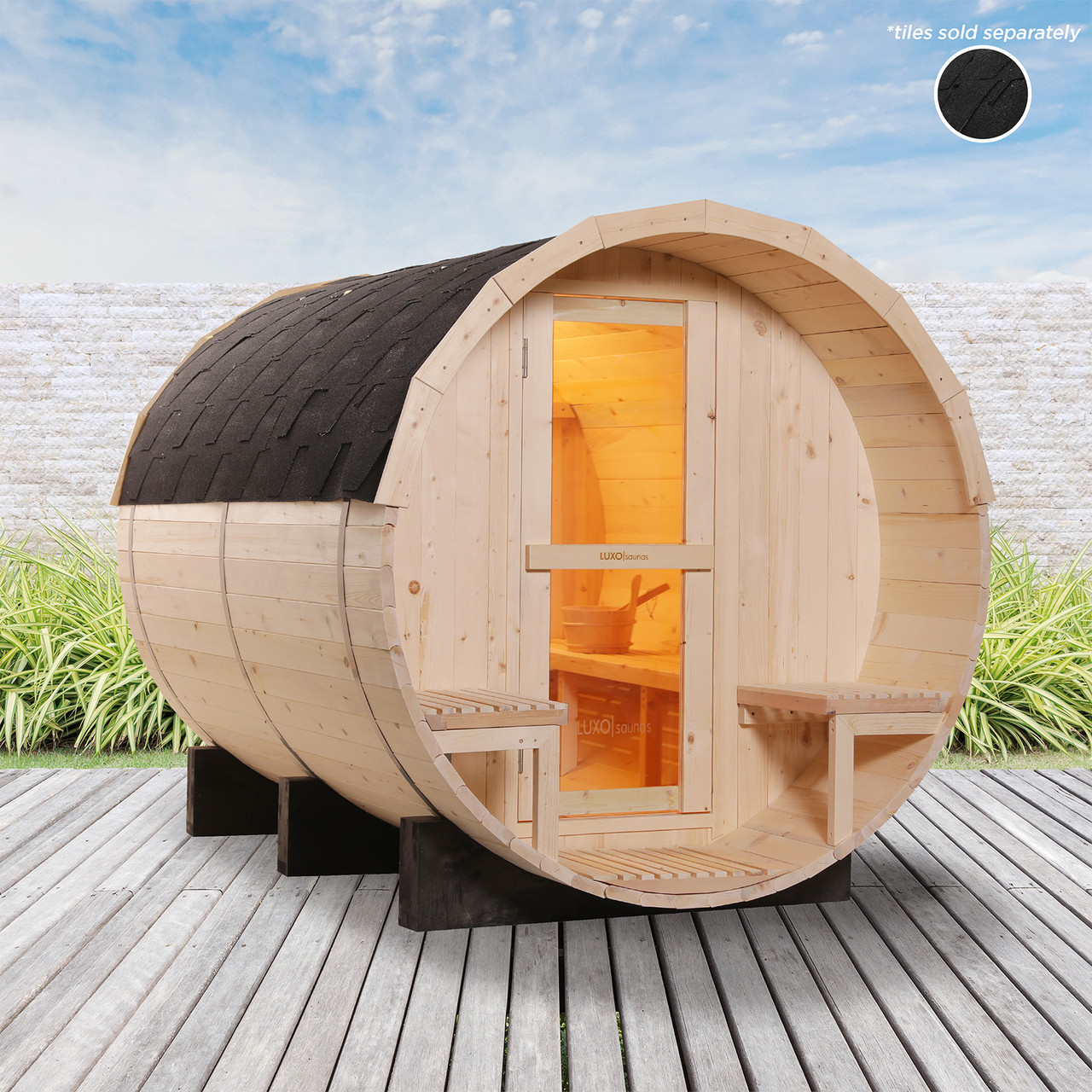 Outdoor Barrel Sauna