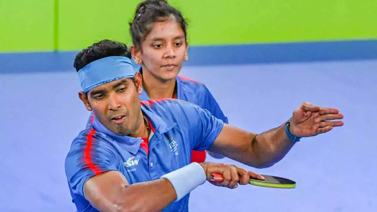 Sharath Kamal won his second the gold medal of the 2022 Birmingham CWG