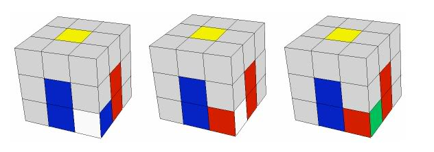Bước 2: Hoàn thiện  tầng 1 của Rubik 2