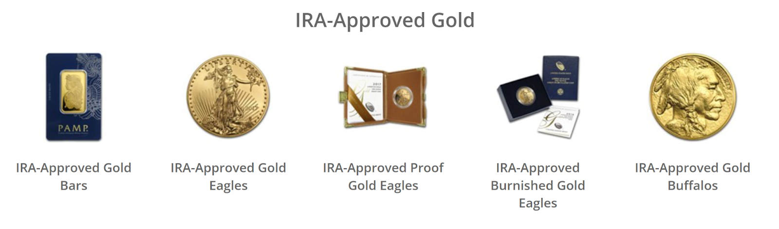 IRA approved Gold Products by American Precious Metals Exchange