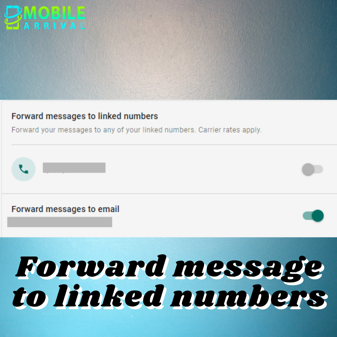 Forward message to linked numbers