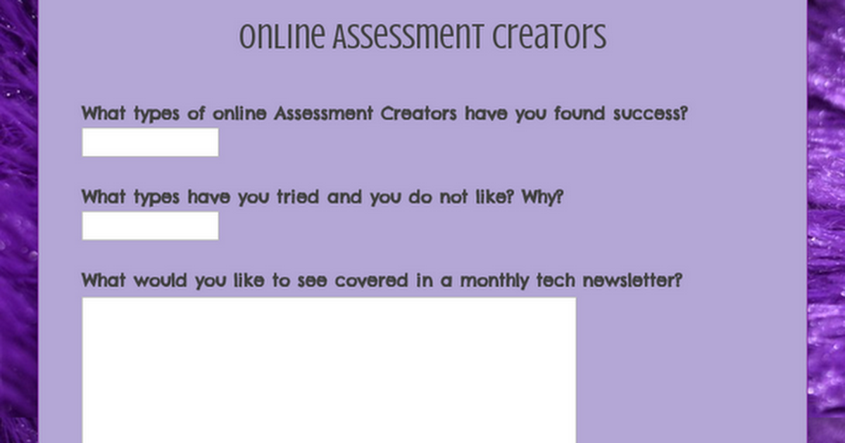        Online Assessment Creators