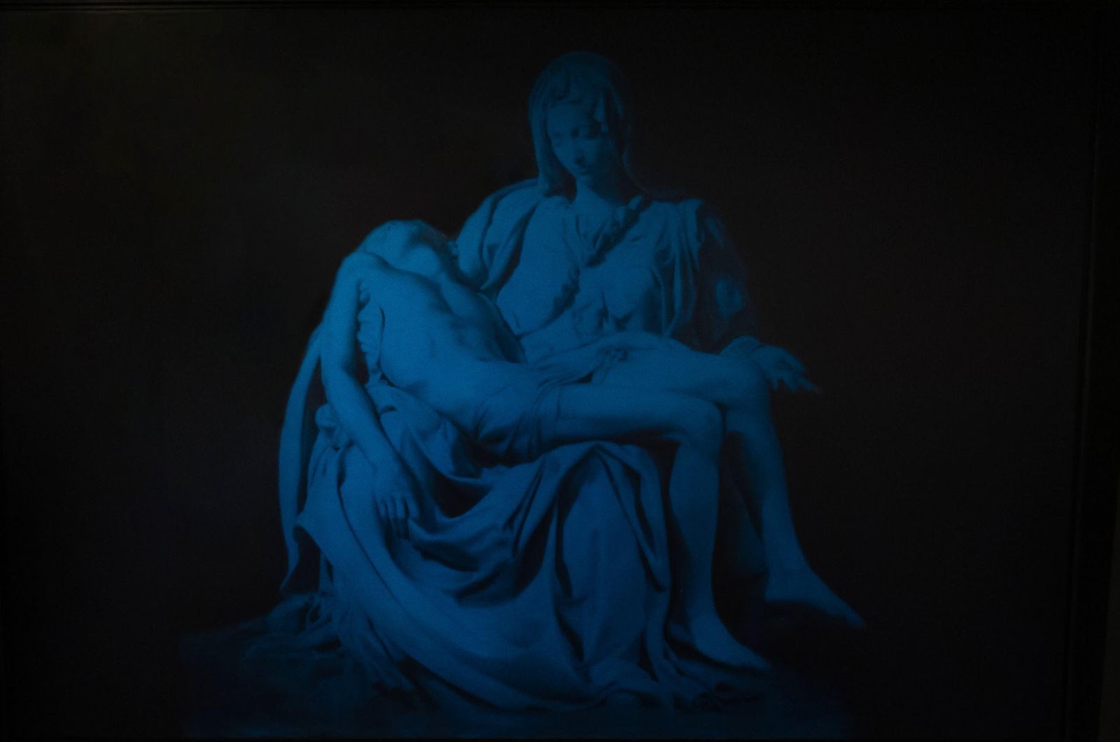 Blue Madonna art 