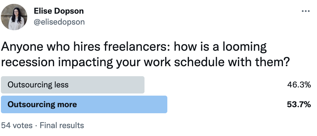 freelancing in a recession