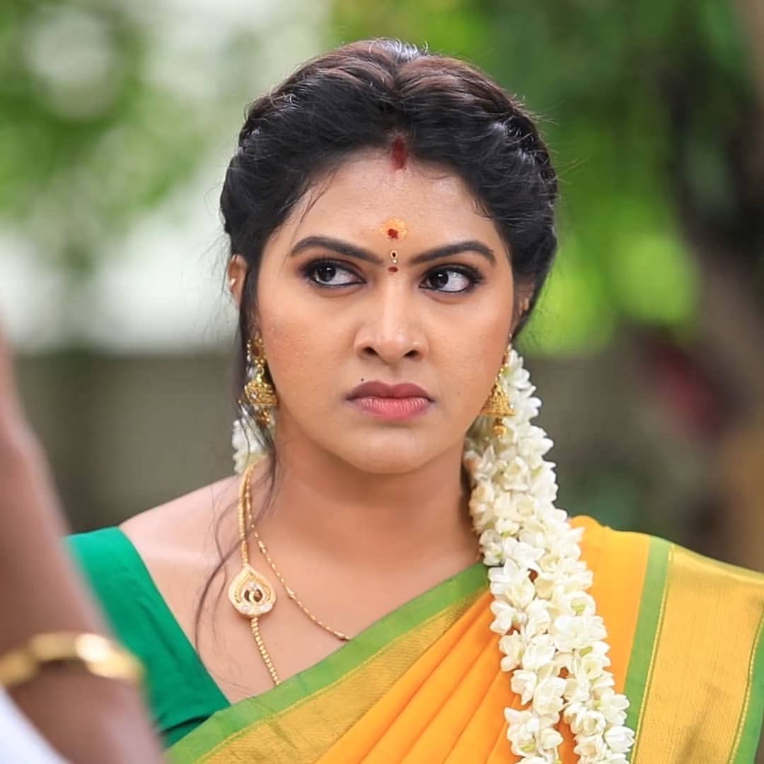 Tamil Serial Actress Rachita Mahalakshmi Saree Photos | HD Gallery ...