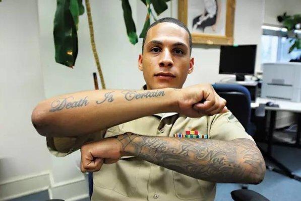 What is the current tattoo policy in the Marine Corps? | RallyPoint